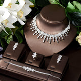 NEW - High Quality Charming Ladies AAA+ Cubic Zirconia Diamonds Jewellery Set