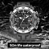 NEW - Military Sports Fashion 50M Waterproof Electronic Digital Big Watch - The Jewellery Supermarket