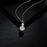 Wonderful Round Cut 1CT D Color High Quality Moissanite Diamonds 6.5mm Gemstone Necklace - Fine Jewellery