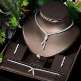 NEW - Lovely Fashion AAA+ Cubic Zirconia Diamonds Jewellery Set - The Jewellery Supermarket
