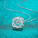 Beating Heart Design Round Cut 0.5ct High Quality Moissanite Diamonds Sparkling Necklace - Fine Jewellery
