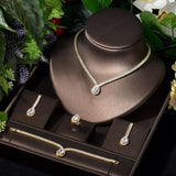 NEW - Fascinating High Quality AAA+ Cubic Zirconia Diamonds Jewelry Set