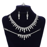 NEW ARRIVAL - Attractive Luxury AAA+ Cubic Zirconia Diamonds Jewellery Set