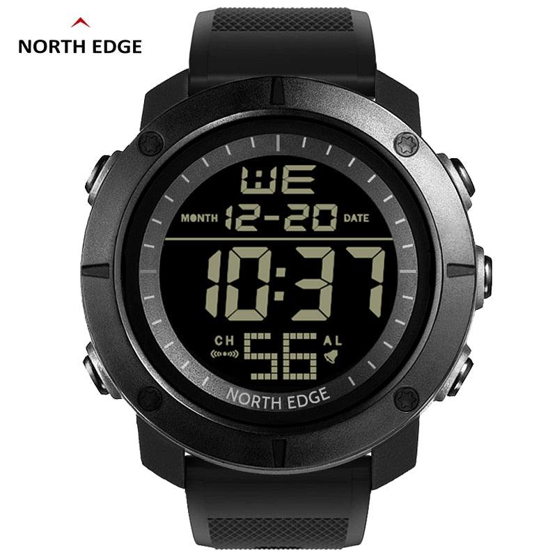 NEW MENS WATCHES - Digital Army Military World Time Alarm Sport Stopwatch Waterproof 50M Digital Watch - The Jewellery Supermarket