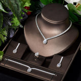 NEW - Fascinating High Quality AAA+ Cubic Zirconia Diamonds Jewelry Set - The Jewellery Supermarket