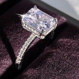 NEW ARRIVAL - Designer Luxury Princess Cut AAA+ Quality CZ Diamonds High End Ring - The Jewellery Supermarket