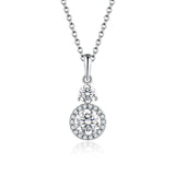 Wonderful Round Cut 1CT D Color High Quality Moissanite Diamonds 6.5mm Gemstone Necklace - Fine Jewellery - The Jewellery Supermarket