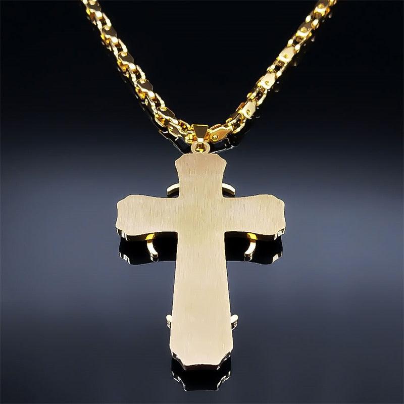 Big Cross Long Necklace - B'LA Btq & Avarcaspr
