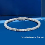 Outstanding Real High Quality Moissanite Full Diamond VVS1 Sparkling Tennis Bracelets - Luxury Jewellery - The Jewellery Supermarket