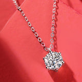 Top Quality Serenity Day 1 Carat Real High Quality Moissanite Diamonds Pendant Necklace - Wedding Jewellery