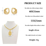 New Arrival Fashion 18KGP Necklace and Earrings Wedding Luxury Jewellery Sets - The Jewellery Supermarket