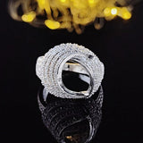NEW ARRIVAL Dazzling Designer Luxury AAA+ Quality CZ Diamonds Engagement Ring
