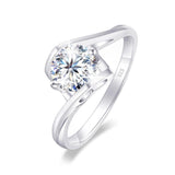 Beautiful Trendy High Quality Moissanite Diamonds Luxury Wedding Jewellery - Hypoallergenic Fine Ring