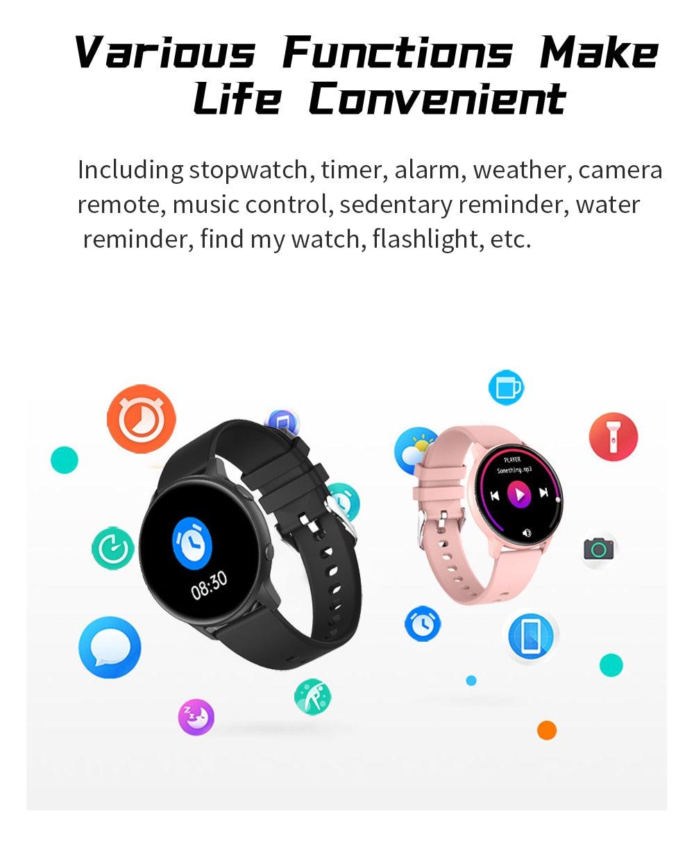 NEW MENS WATCHES - Full Touch Screen Sports Fitness Tracker IP67 Waterproof HD Bluetooth Call Smartwatch - The Jewellery Supermarket