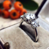 New Arrival Luxury Round Cut High End AAA+ Quality CZ Diamonds Engagement Fashion Ring - The Jewellery Supermarket