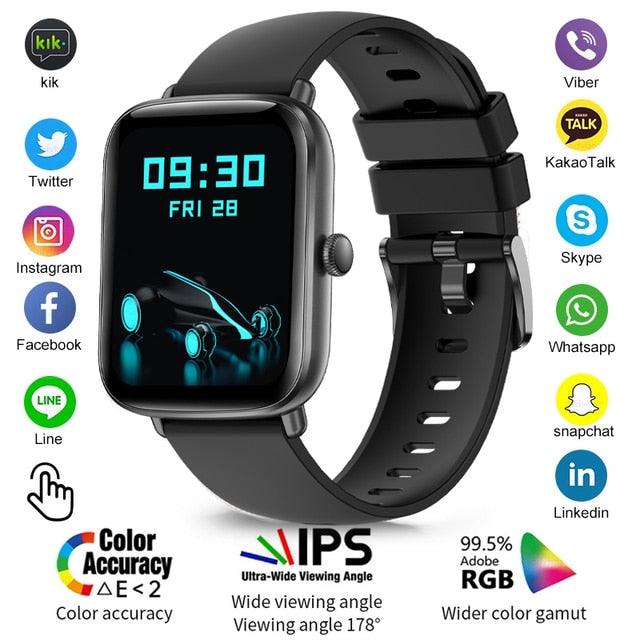 NEW MENS WATCHES - Full Touch Bracelet Fitness Tracker Sport Blood Pressure Smart Watch - The Jewellery Supermarket