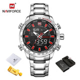 NEW ARRIVAL - Luxury Brand Sport Gold Quartz Led Waterproof Wrist Watches for Men - The Jewellery Supermarket