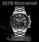 Great Gift Ideas - Top Luxury Brand Stopwatch Sports Waterproof Quartz Fashion Watch - The Jewellery Supermarket