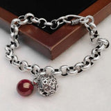 Best Gift Ideas - Silver Color Hollow Bell Chain Fashion Bracelet - The Jewellery Supermarket