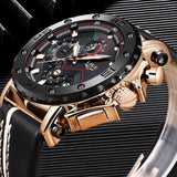 Great Gifts for Men - New Fashion Top Brand Luxury Quartz Waterproof Sport Chronograph Watch