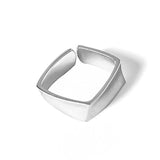 Creative Design Trendy Elegant Geometric Minimalist Engagement Ring - The Jewellery Supermarket
