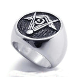 Popular 316L Stainless Steel Titanium Freemasons Ring