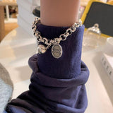 Best Gift Ideas - Silver Color Good luck Brand Ball Fashion Bracelet - The Jewellery Supermarket