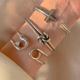 Great Gift Ideas - Fashion Creative Cross Geometric Vintage Minimalist Bracelet
