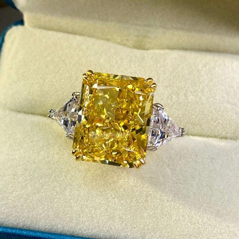 Luxury 6 Carat High Quality Simulated Lab Diamond Sparkling Wedding Jewellery Bridal Ring - The Jewellery Supermarket