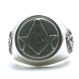 Freemasons Personal Design 316L Stainless Steel Ring - The Jewellery Supermarket