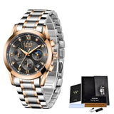 Great Gifts for Men -  NEW Top Brand Luxury Date Sport with Leather Strap Quartz Business Watch