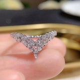 Fashion Versatile AAA+ Cubic Zirconia Diamonds Delicate Fine Ring
