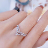 Fashion Versatile AAA+ Cubic Zirconia Diamonds Delicate Fine Ring - The Jewellery Supermarket
