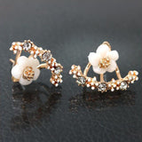 Low Price Gifts - Fashion Simple Flower Double Sided Daisies Stud Earrings - The Jewellery Supermarket