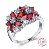 Sparkling Brilliant AAA CZ Crystals Wedding Engagement Ring - The Jewellery Supermarket