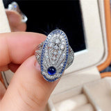 Vintage Aesthetic Luxury ♥︎ High Quality AAA+ Cubic Zirconia Diamonds ♥︎ Vintage Jewellery Ring