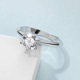 Terrific Classic Moissanite Diamond 1ct GH colour Luxury Anniversary Proposal Ring