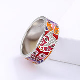 New - Handmade Fashion Cat Face Unique Enamel 925 Silver Ring with AAA+ CZ Diamonds - The Jewellery Supermarket
