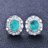 Superb Brazilian Paraiba Tourmaline Gemstone Earrings/Pendant/Necklace/Ring Jewellery Set - The Jewellery Supermarket