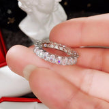 Fashionable Shiny Oval Shape AAA+ Cubic Zirconia Diamonds Engagement Fine Jewelry - The Jewellery Supermarket
