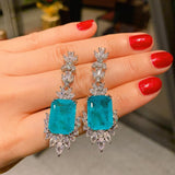 New Arrival Luxury Paraiba Tourmaline Necklace Pendant Ring Earrings Fine Jewellery - The Jewellery Supermarket