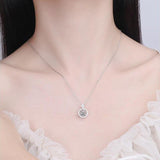 Terrific Beating Heart 1.0 Carat Moissanite Diamond Necklace Wedding Jewellery - The Jewellery Supermarket