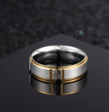 Fashionable Men and Women Simple Masonic Stainless Steel Metal Ring - The Jewellery Supermarket