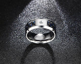 Masonic Men Stainless Steel and Carbon Fibre Rings - The Jewellery Supermarket