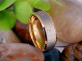 Gold Color Freemason Masonic Master Men's Tungsten Carbide Wedding Ring - The Jewellery Supermarket